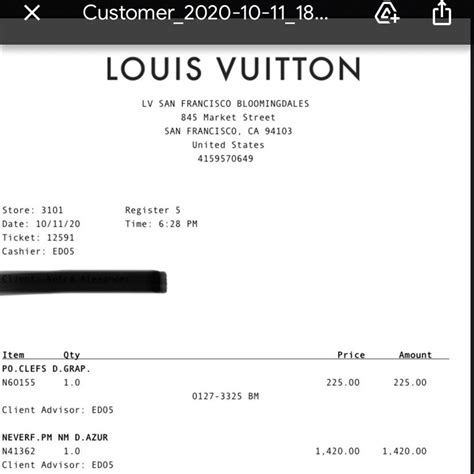 receipt generator louis vuitton|Louis Vuitton receipt pdf.